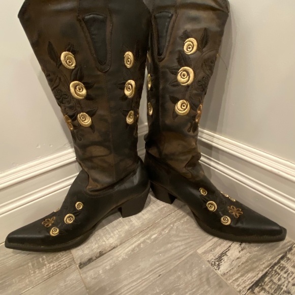 Dallas Texas Bouti, Pointed toe woman cowboy boots - Picture 7 of 12